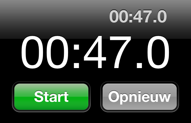 In 47 seconden opstijgen en weer landen!
