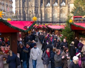 Kerstmarkten Keulen druk bezocht