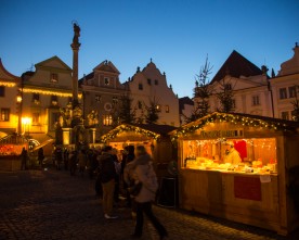 Sfeervolle kerstmarkt Český Krumlov