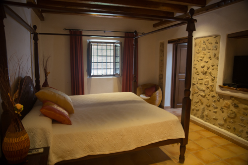 Onze slaapkamer in 'onze' villa op Ibiza. 