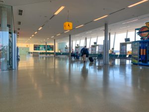 De terminal van Graz Airport