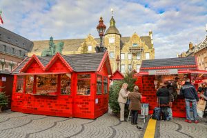 Duitse kerstmarkt in Düsseldorf