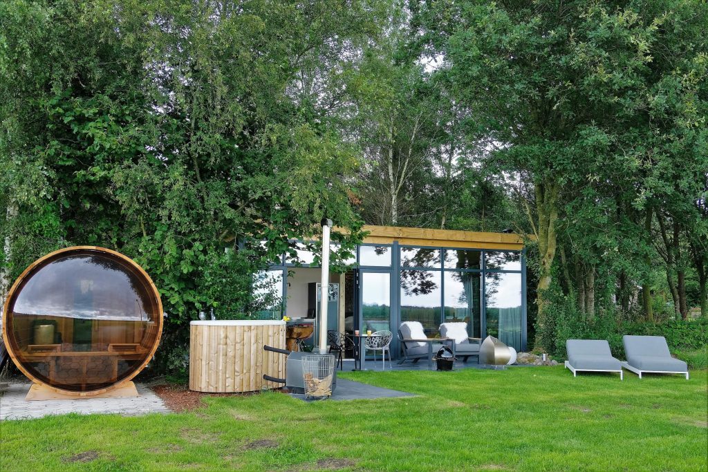 Vakantiehuisje met hottub